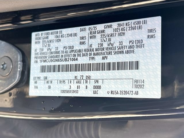 Certified 2025 Ford Escape Active AWD/4WD image 38