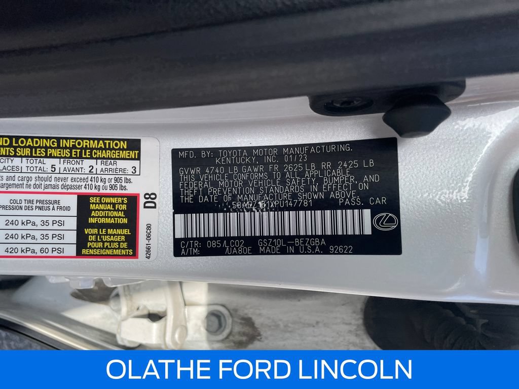 Used 2023 Lexus ES 350 w/ Accessory Package (Z2) FWD image 21