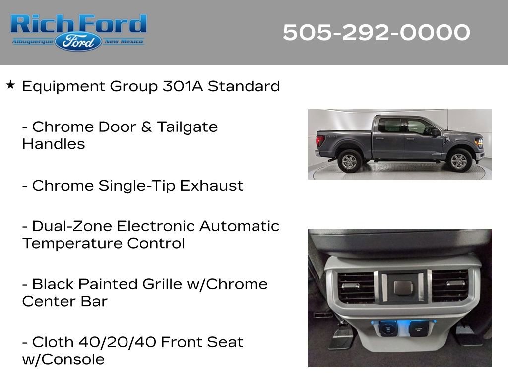 Certified 2025 Ford F150 XLT w/ Equipment Group 301A Standard image 11