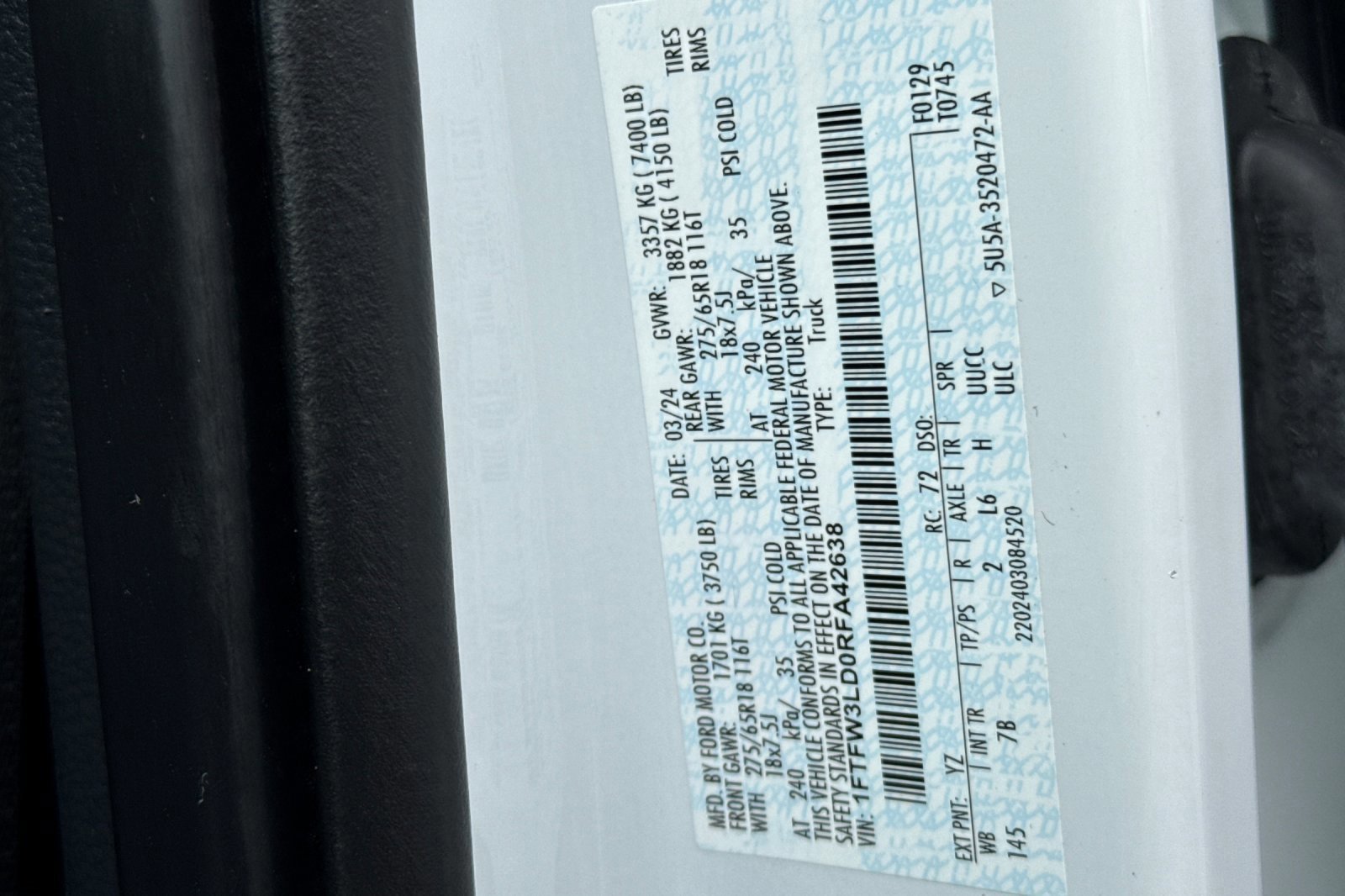 Certified 2024 Ford F150 XLT w/ Mobile Office Package image 29