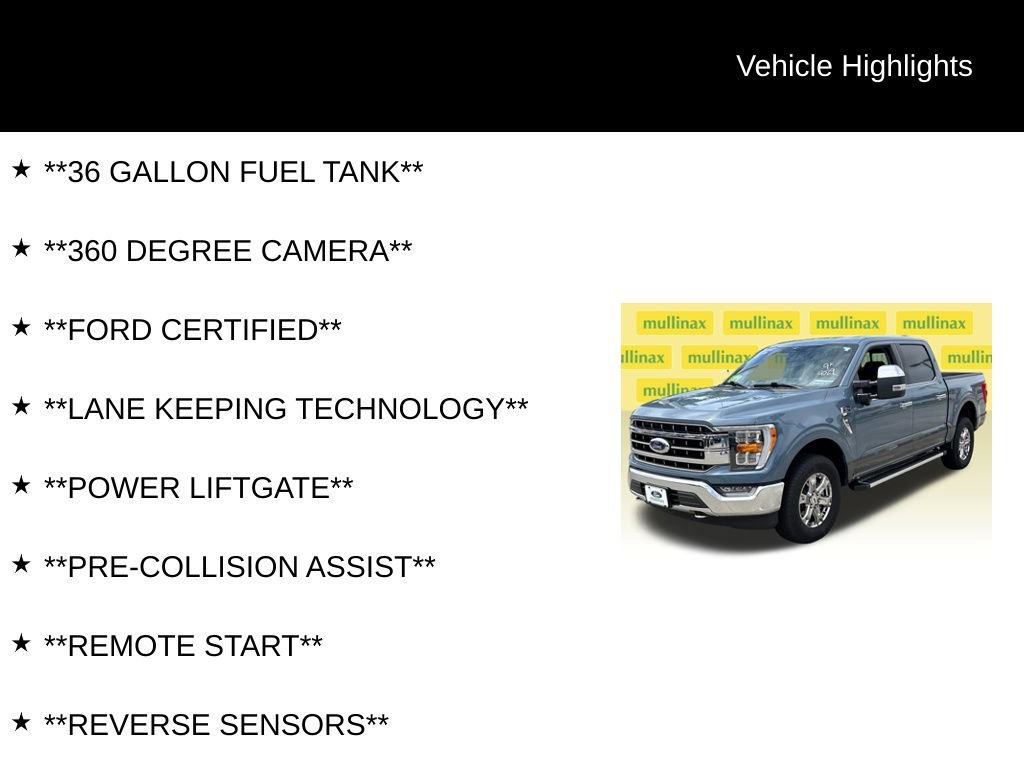 Certified 2023 Ford F150 Lariat w/ Trailer Tow Package AWD/4WD image 13