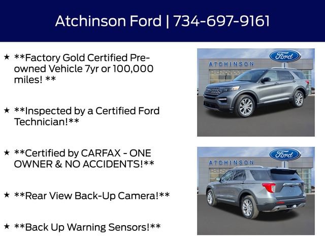 Certified 2023 Ford Explorer Limited w/ Equipment Group 301A image 4