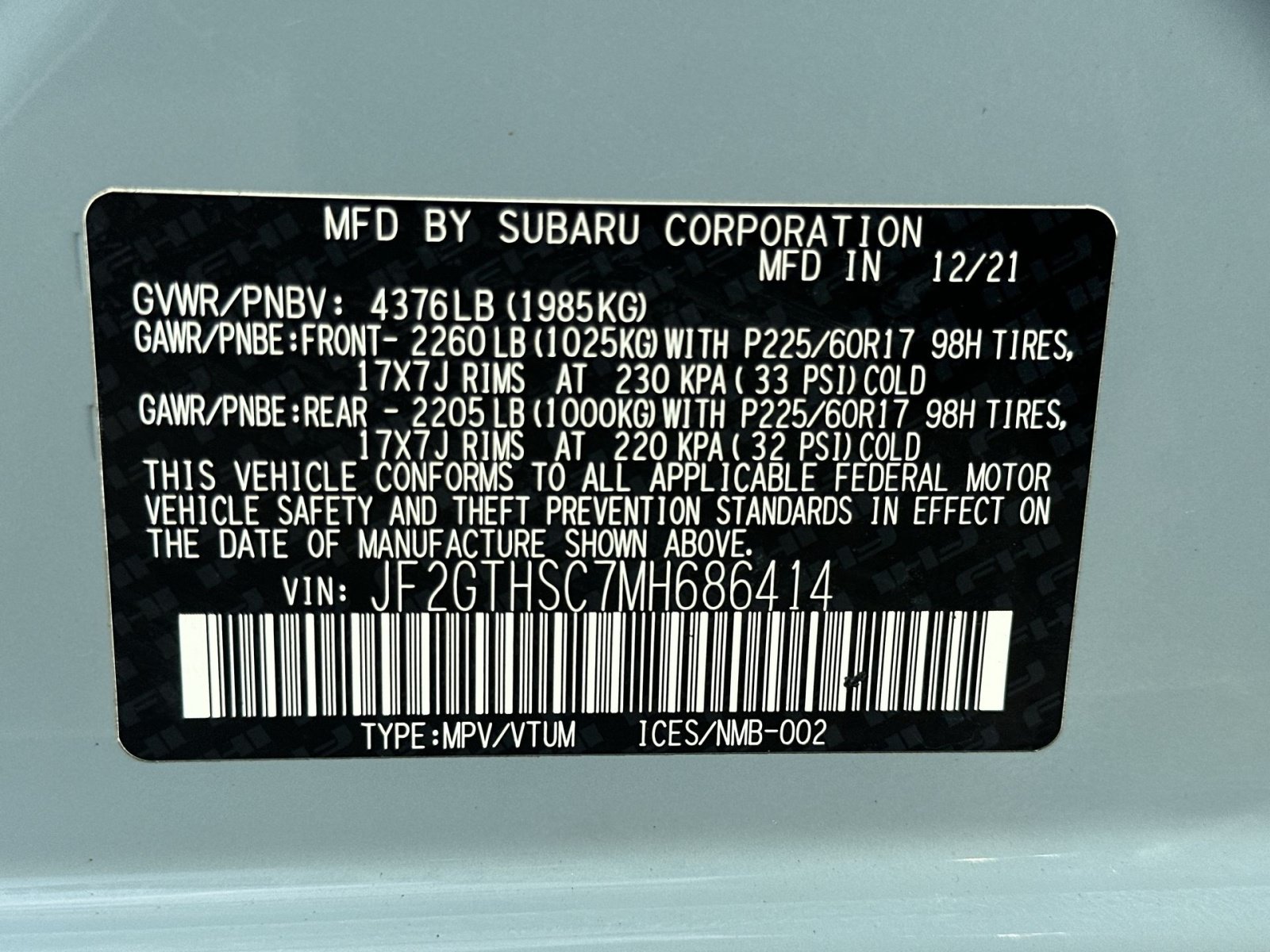 Used 2021 Subaru Crosstrek 2.5i Sport w/ Moonroof Package AWD/4WD image 36