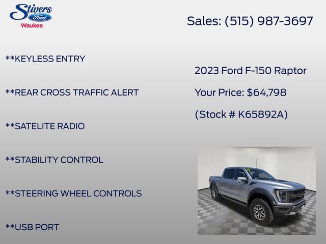 Certified 2023 Ford F150 Raptor AWD/4WD image 28