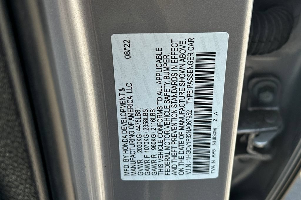 Used 2022 Honda Accord Sport image 31