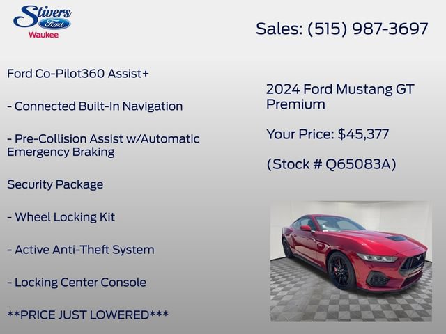 Certified 2024 Ford Mustang GT Premium RWD image 16