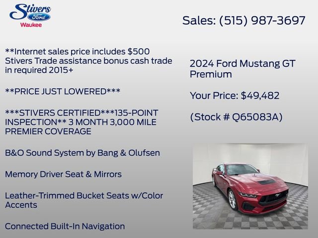 Certified 2024 Ford Mustang GT Premium RWD image 22