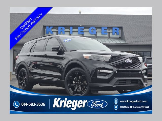 Certified 2024 Ford Explorer ST-Line w/ Class IV Trailer Tow Package