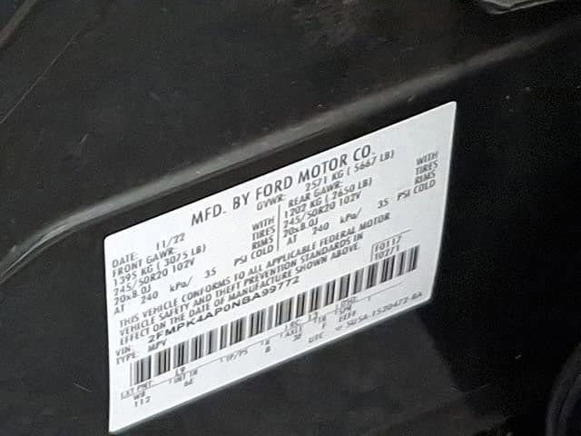 Certified 2022 Ford Edge ST w/ Cargo Accessory Package image 27