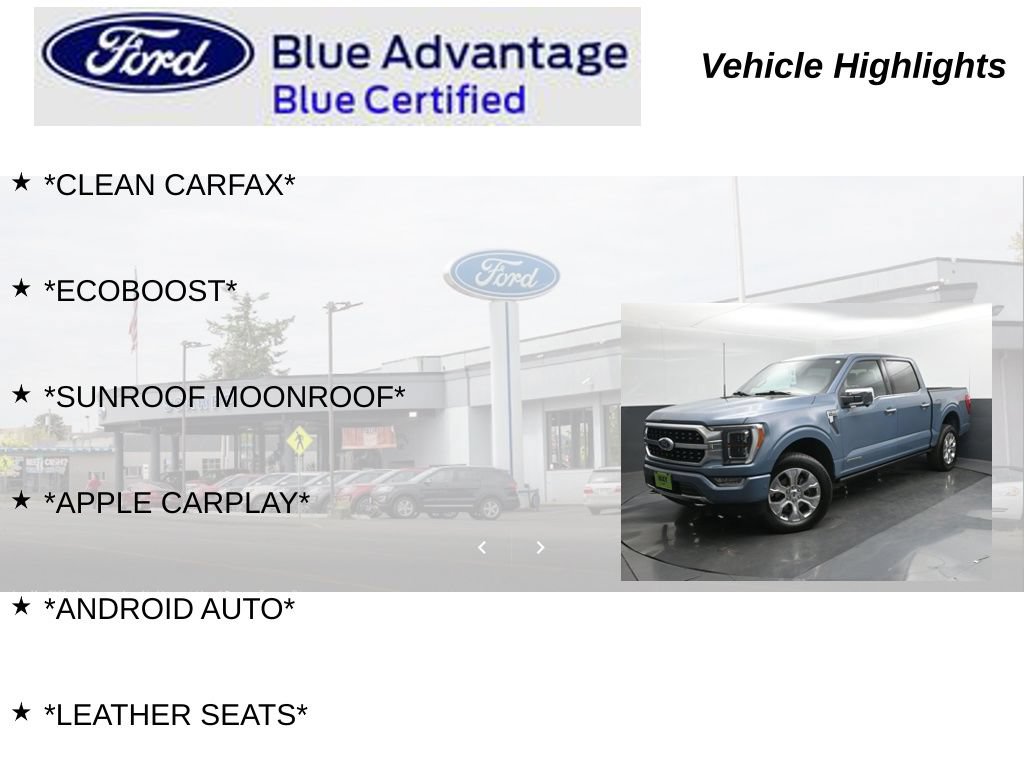 Certified 2023 Ford F150 Platinum w/ FX4 Off-Road Package AWD/4WD image 9