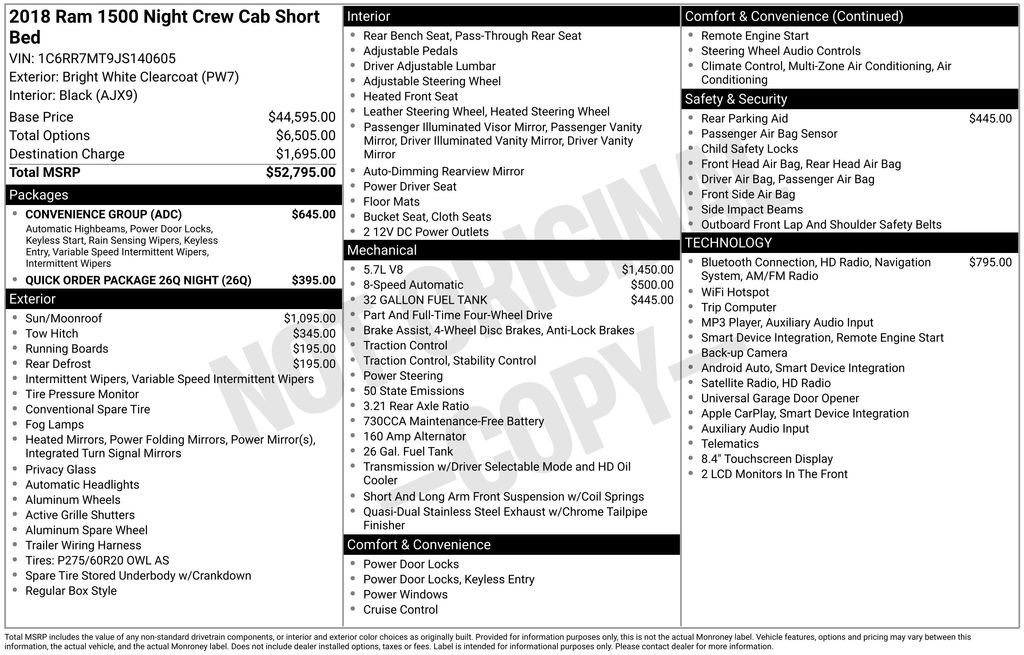 Used 2018 RAM 1500 Sport w/ Convenience Group AWD/4WD image 38