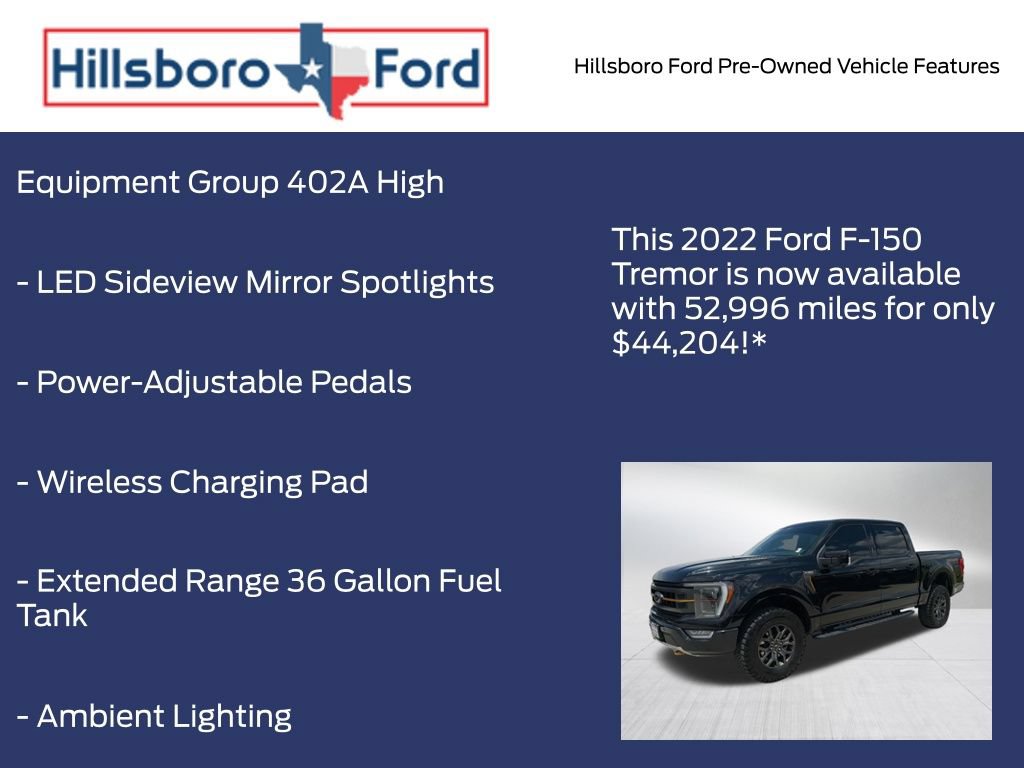 Certified 2022 Ford F150 Tremor w/ Equipment Group 402A High AWD/4WD image 9