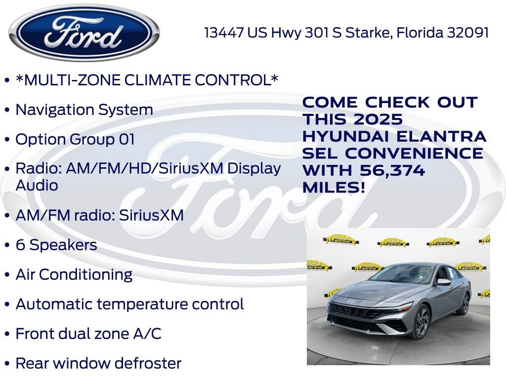 Used 2025 Hyundai Elantra SEL FWD image 17