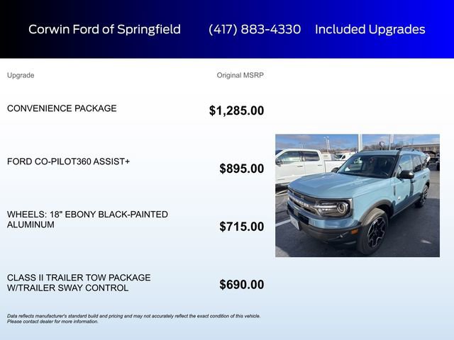 Certified 2022 Ford Bronco Sport Big Bend w/ Convenience Package image 6