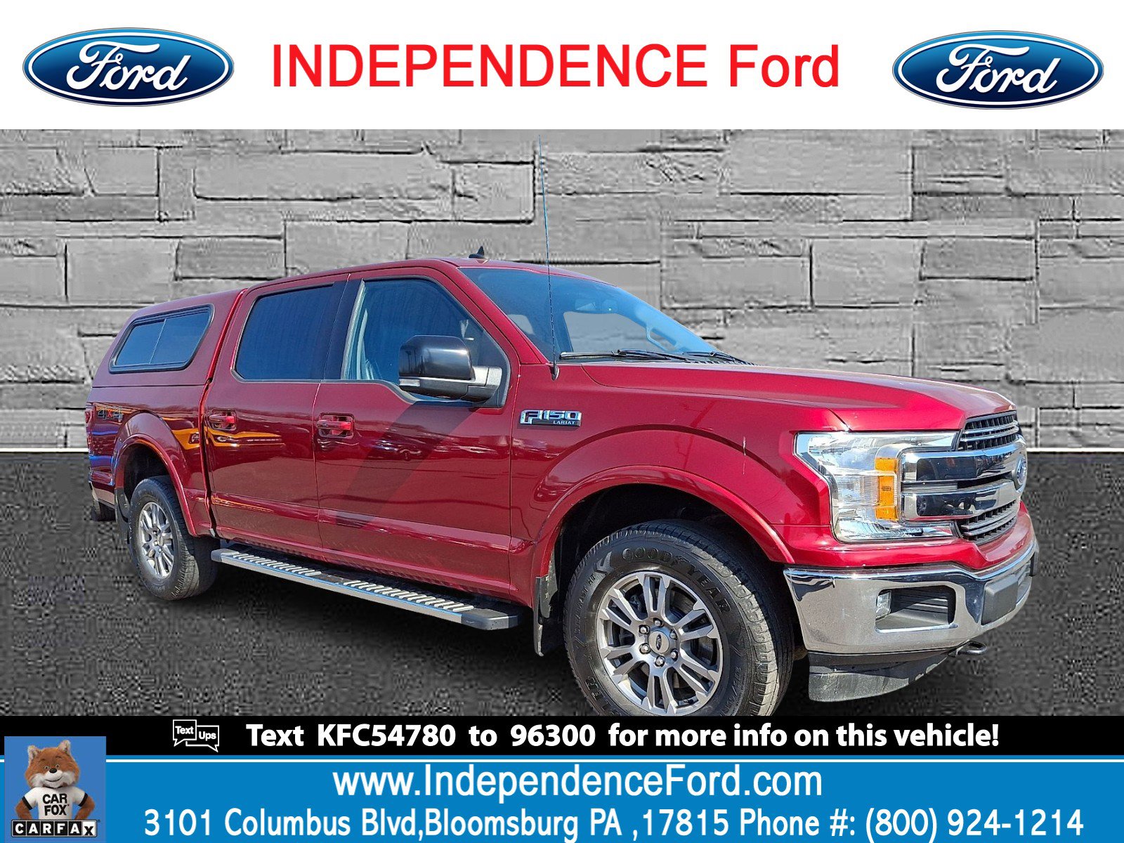 Certified 2019 Ford F150 Lariat image 1