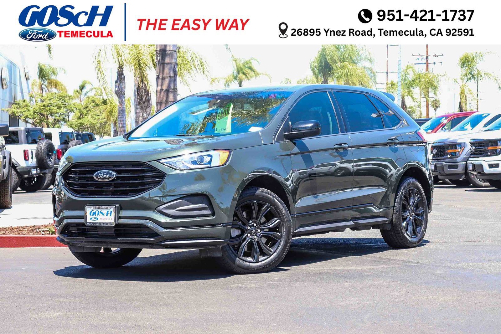 Certified 2023 Ford Edge SE w/ Black Appearance Package AWD/4WD image 1