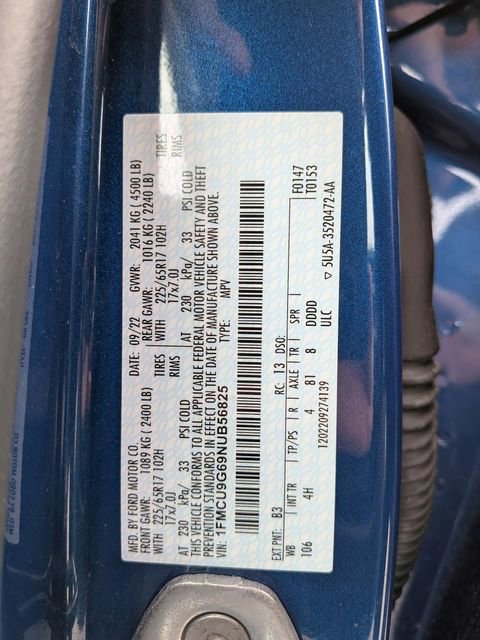 Certified 2022 Ford Escape SE w/ Convenience Package AWD/4WD image 23