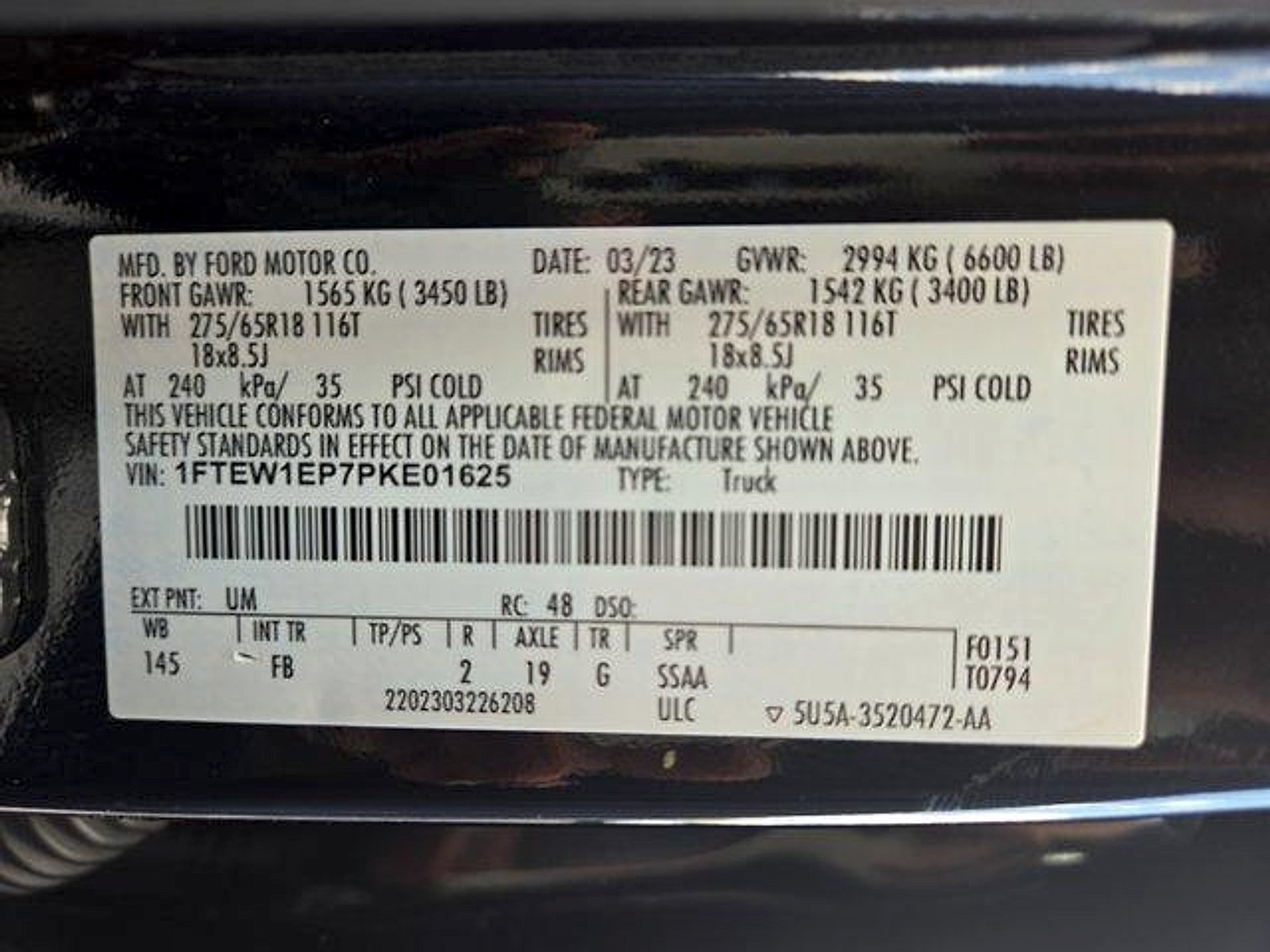 Certified 2023 Ford F150 XLT w/ Equipment Group 302A High AWD/4WD image 27