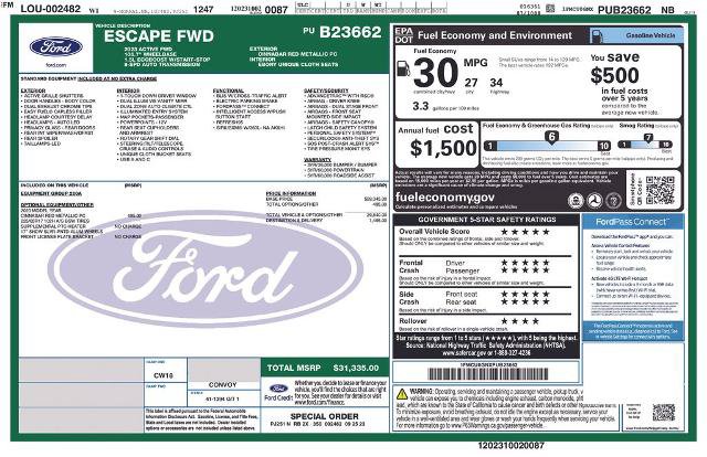 Certified 2023 Ford Escape Active FWD image 8