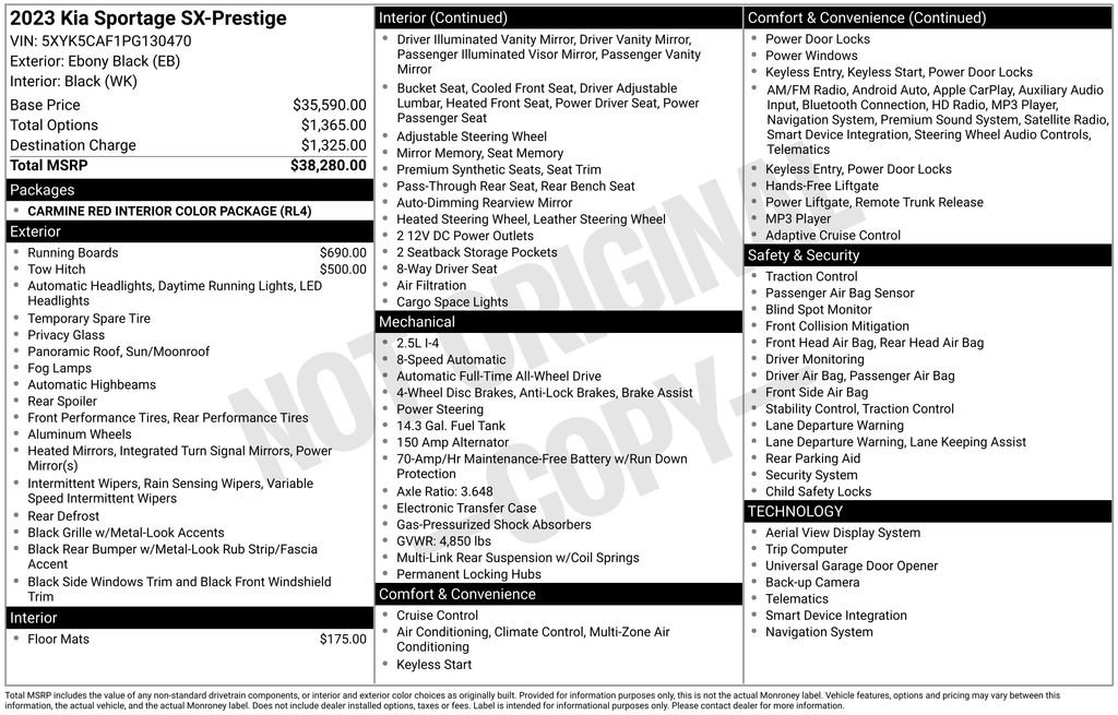Used 2023 Kia Sportage SX image 7