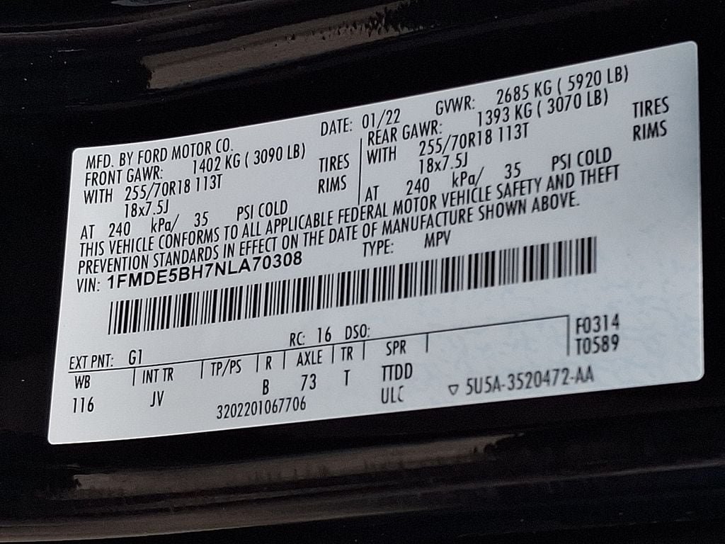 Certified 2022 Ford Bronco Outer Banks AWD/4WD image 28