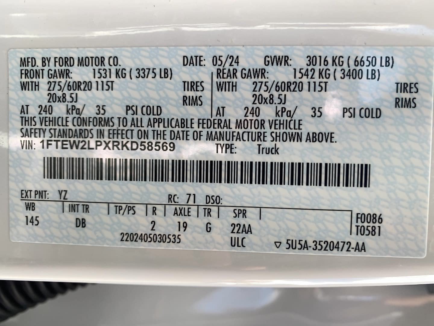 Certified 2024 Ford F150 STX AWD/4WD image 21