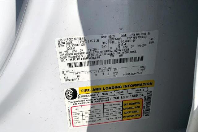 Certified 2021 Ford Expedition Limited image 35