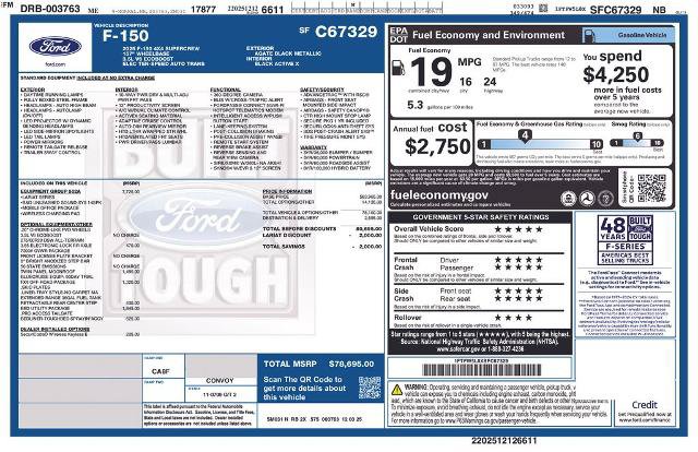 Certified 2025 Ford F150 Lariat w/ Equipment Group 502A High AWD/4WD image 9