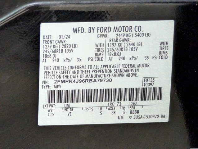Certified 2024 Ford Edge SEL AWD/4WD image 23