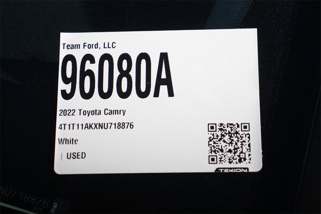 Used 2022 Toyota Camry SE w/ Convenience Package image 31