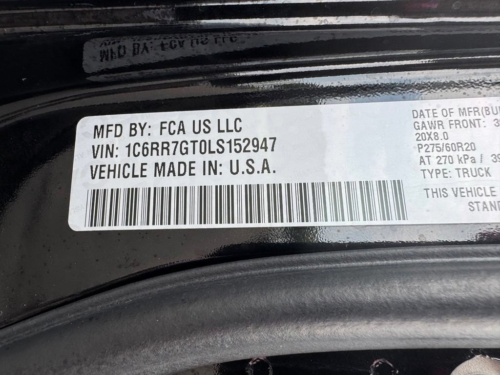 Used 2020 RAM 1500 Warlock w/ Electronics Group AWD/4WD image 43