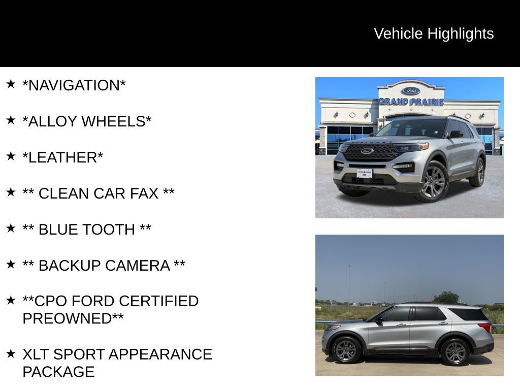 Certified 2023 Ford Explorer XLT w/ Equipment Group 202A RWD image 4