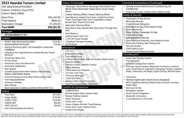 Used 2023 Hyundai Tucson Limited FWD image 27