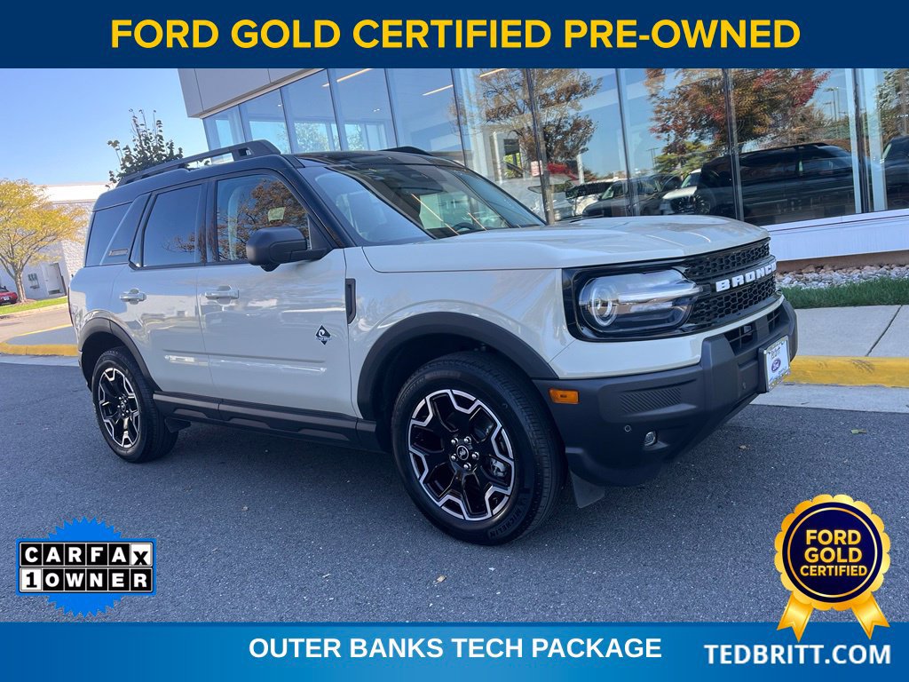 Certified 2025 Ford Bronco Sport Outer Banks w/ Outer Banks Tech Package+