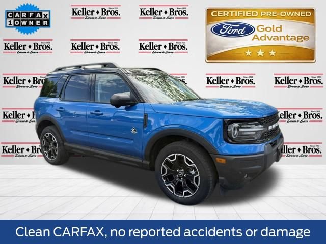Certified 2025 Ford Bronco Sport Outer Banks w/ Outer Banks Tech Package+ AWD/4WD image 1