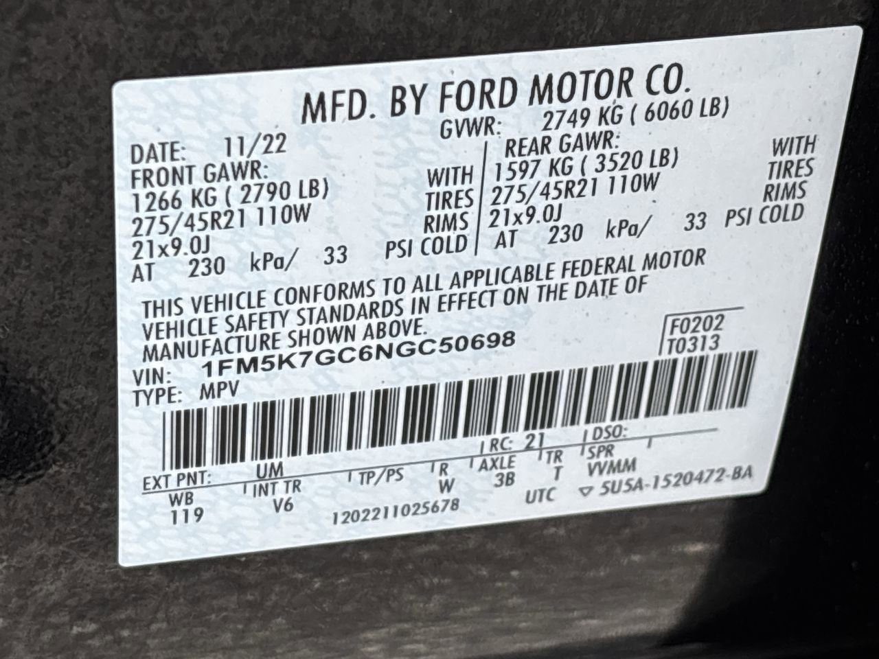 Certified 2022 Ford Explorer ST w/ ST Street Pack image 42