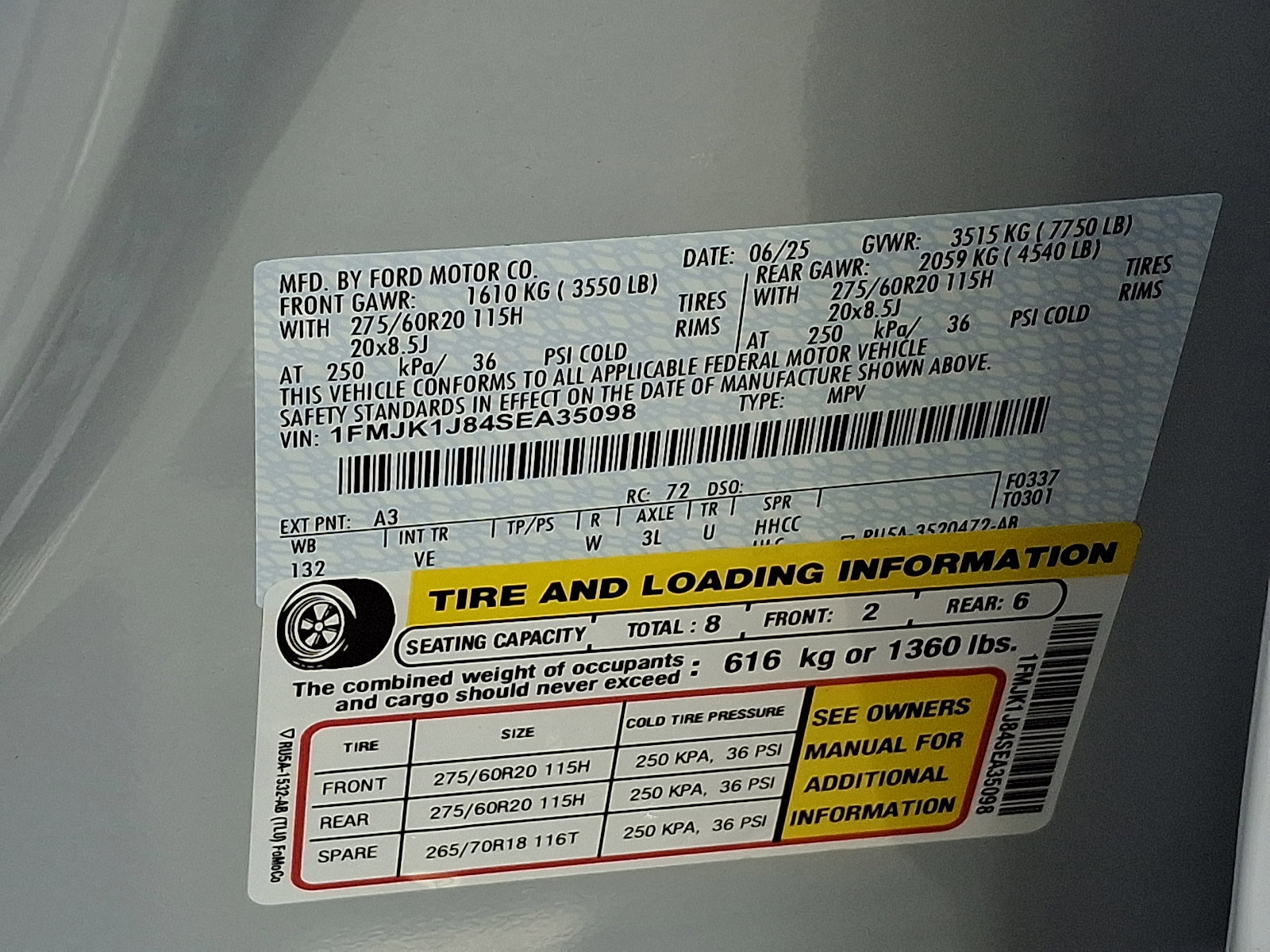 Certified 2025 Ford Expedition Max Active AWD/4WD image 30