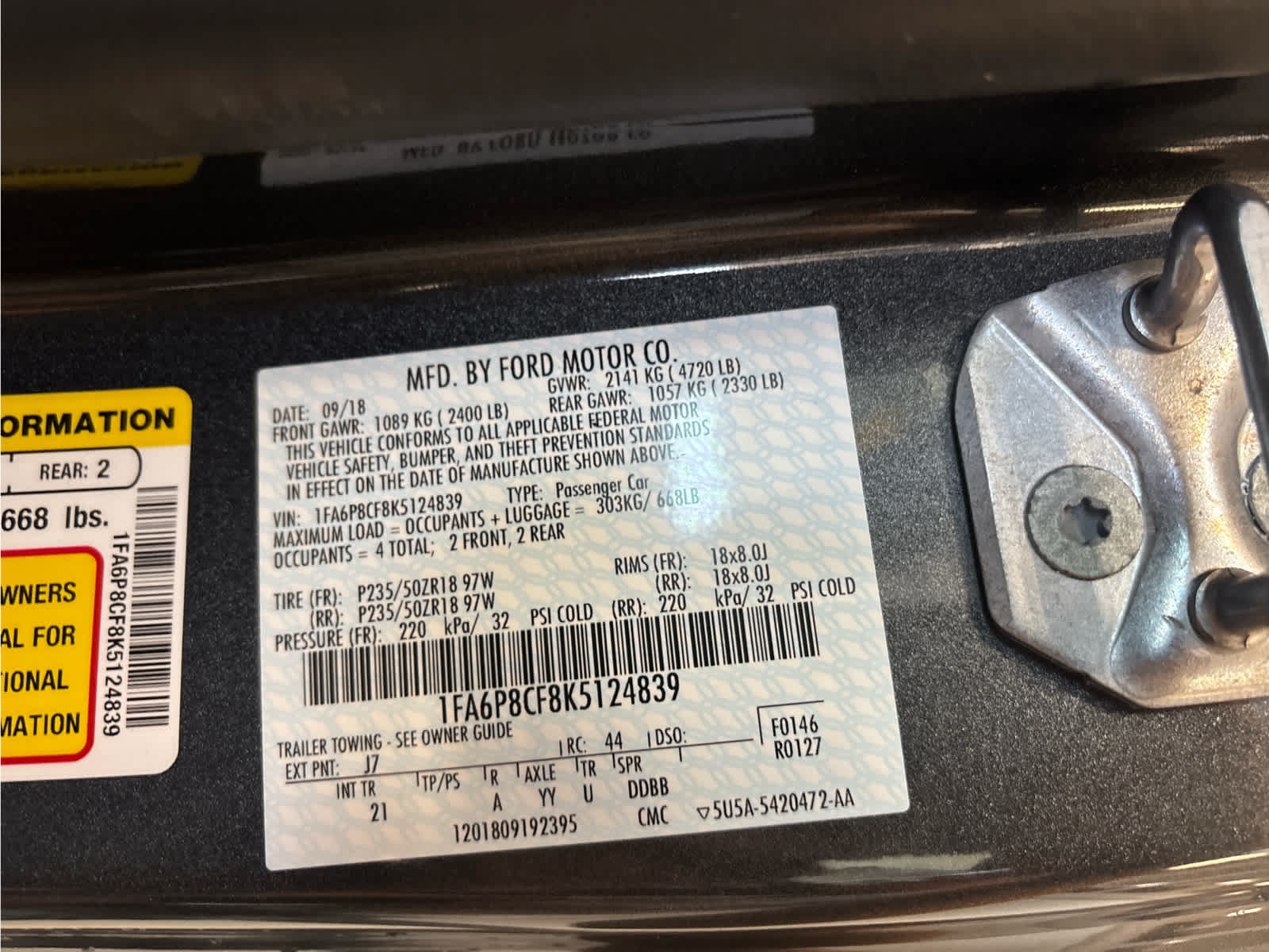 Certified 2019 Ford Mustang GT RWD image 26