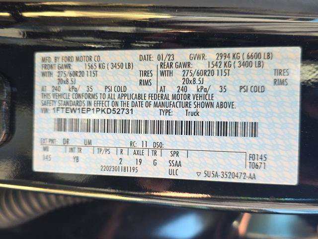 Certified 2023 Ford F150 XLT w/ Equipment Group 302A High AWD/4WD image 33