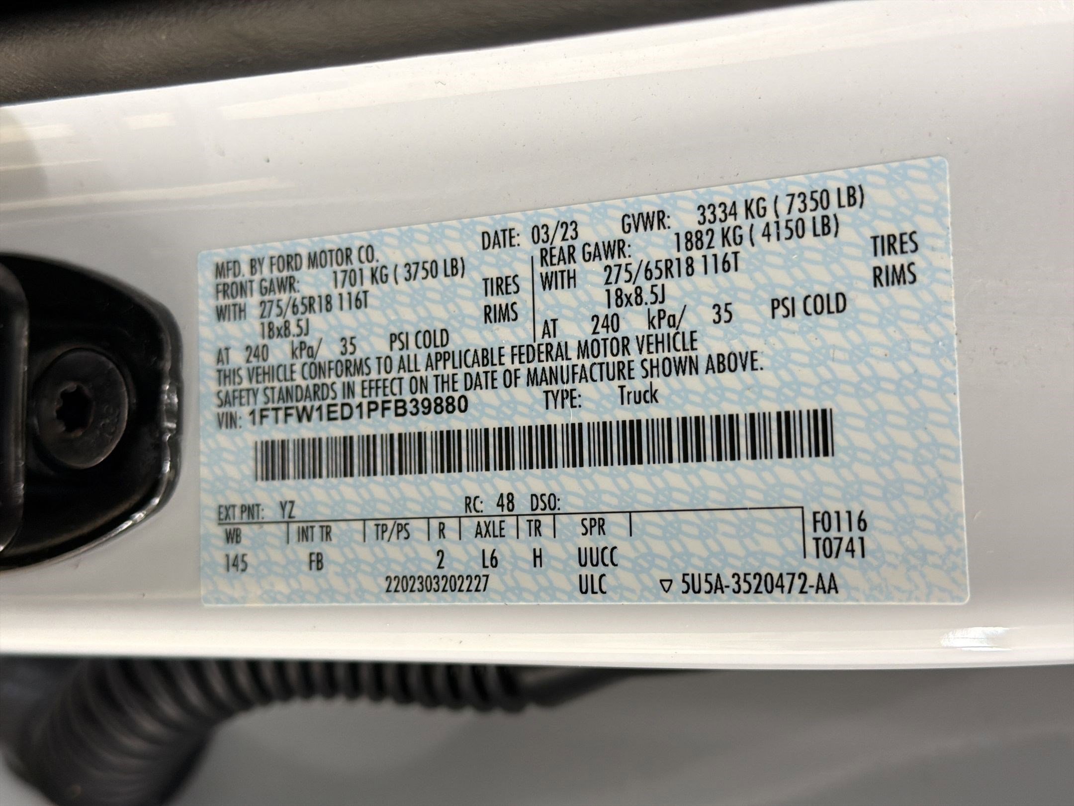 Certified 2023 Ford F150 XLT w/ Equipment Group 302A High image 20