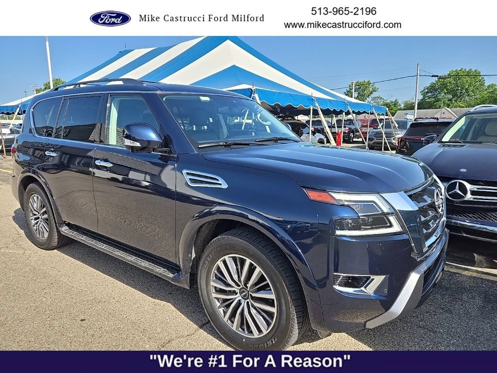 Used 2023 Nissan Armada SL w/ Captain's Chairs Package AWD/4WD image 2