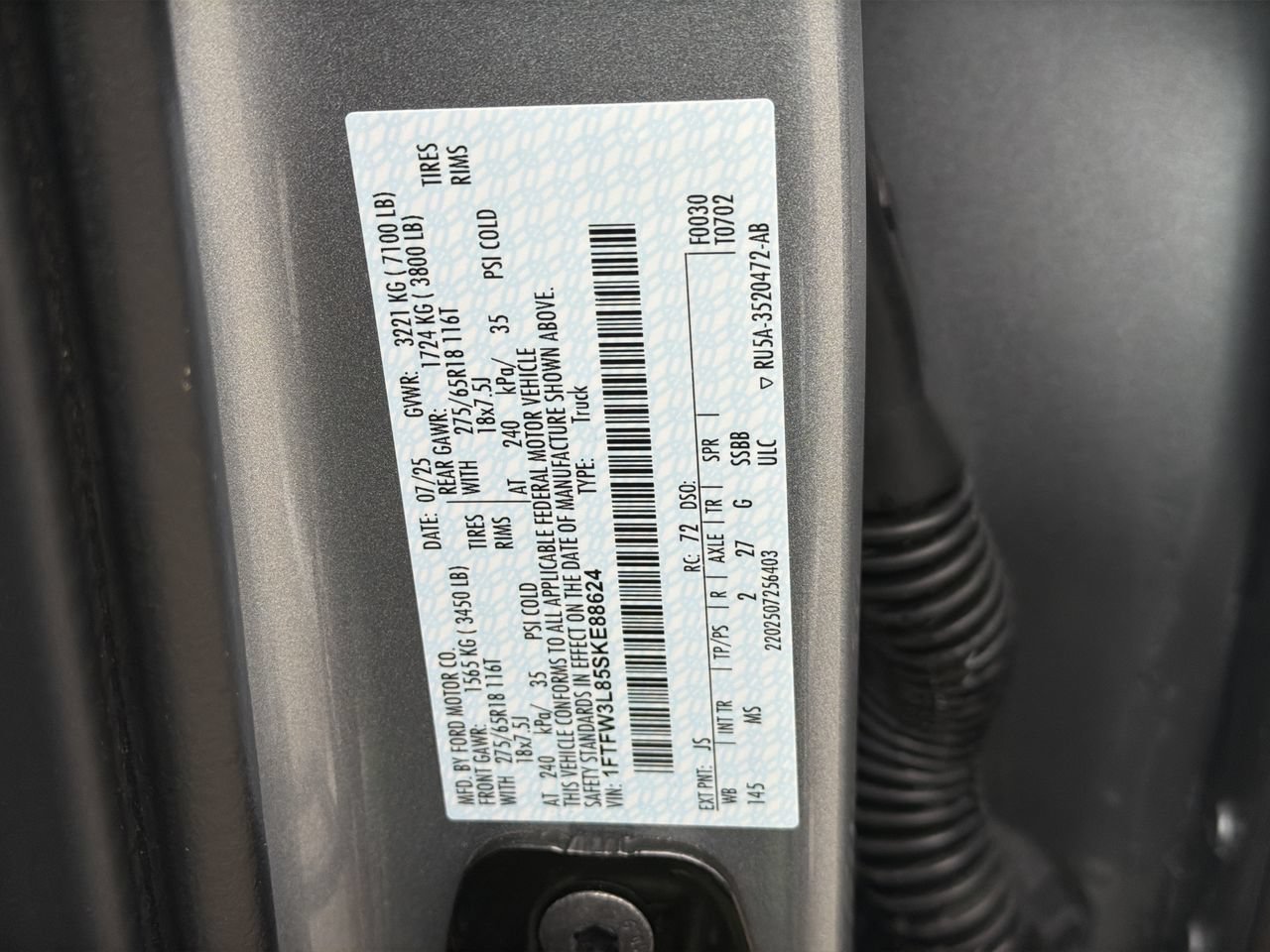 Certified 2025 Ford F150 XLT w/ Equipment Group 301A Standard AWD/4WD image 32