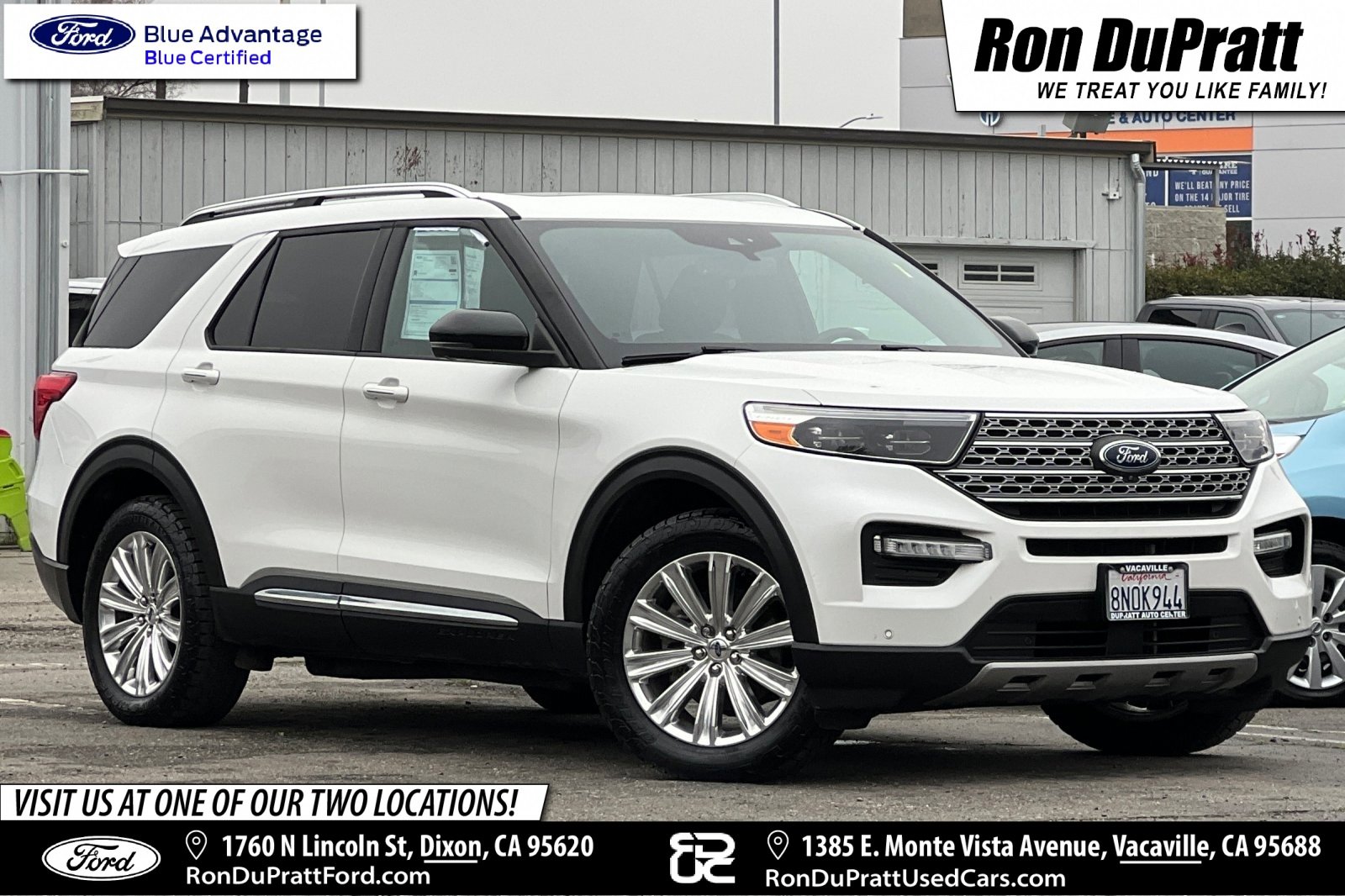 Certified 2020 Ford Explorer Limited w/ Class III Trailer Tow Package image 1