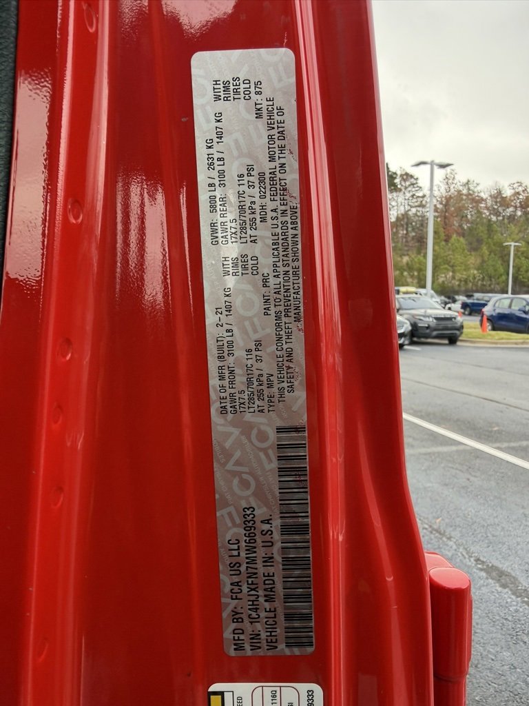 Used 2021 Jeep Wrangler Unlimited Rubicon image 35