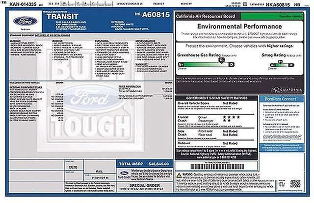 Certified 2022 Ford Transit 250 Low Roof AWD image 15