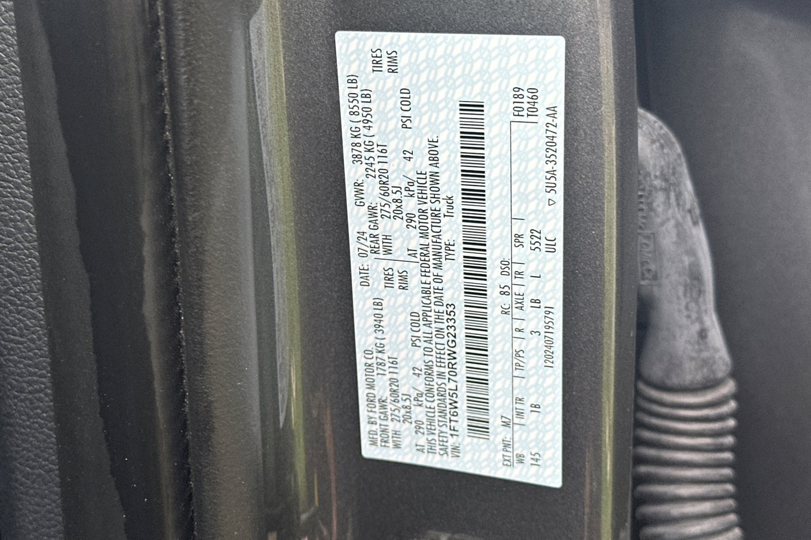 Certified 2024 Ford F150 Lightning Lariat AWD/4WD image 26