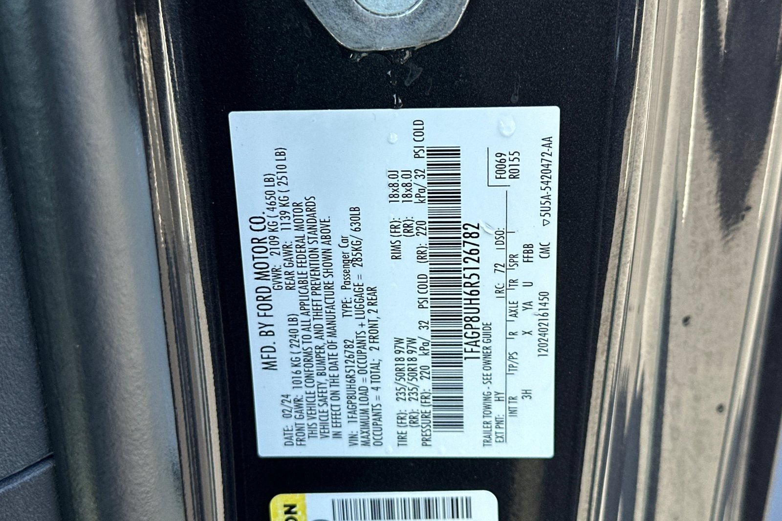 Certified 2024 Ford Mustang Premium RWD image 31