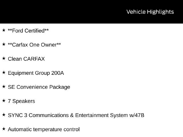 Certified 2020 Ford EcoSport SE w/ SE Convenience Package AWD/4WD image 18