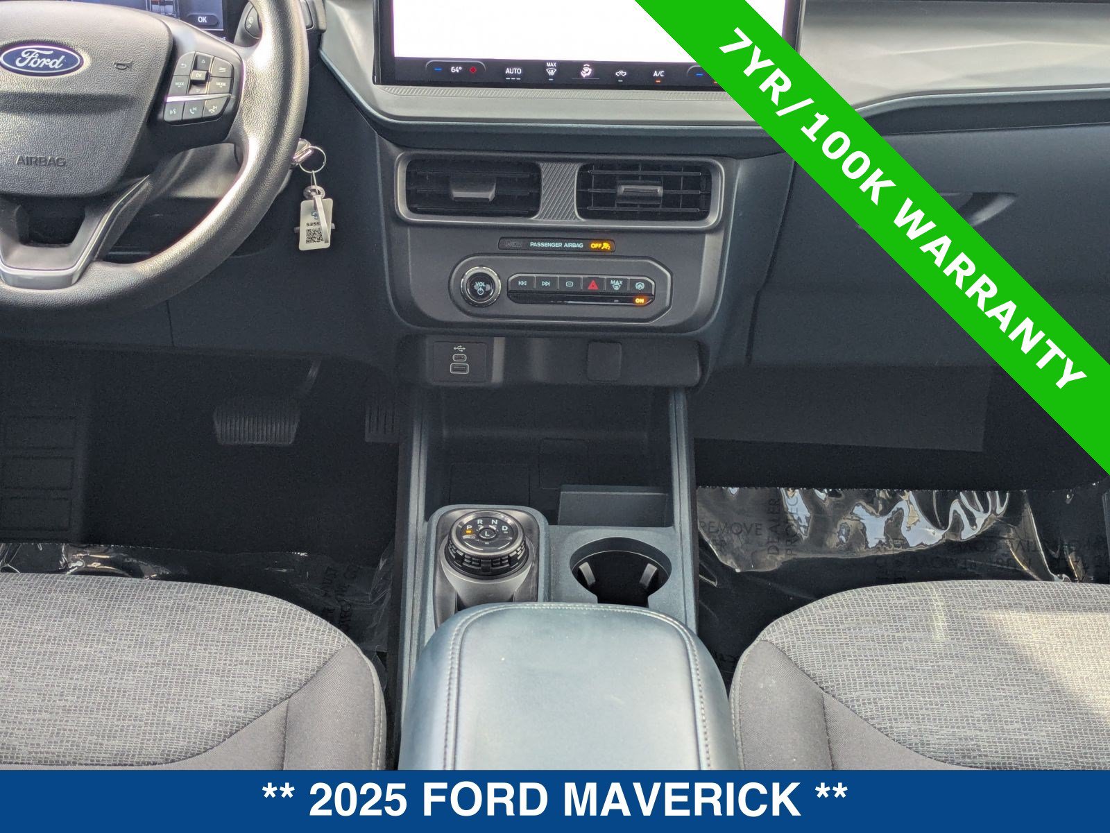 Certified 2025 Ford Maverick XL w/ Equipment Group 102A AWD/4WD image 23