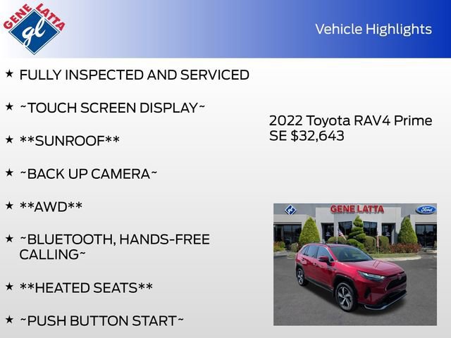 Used 2022 Toyota RAV4 SE w/ Weather & Moonroof Package AWD/4WD image 33